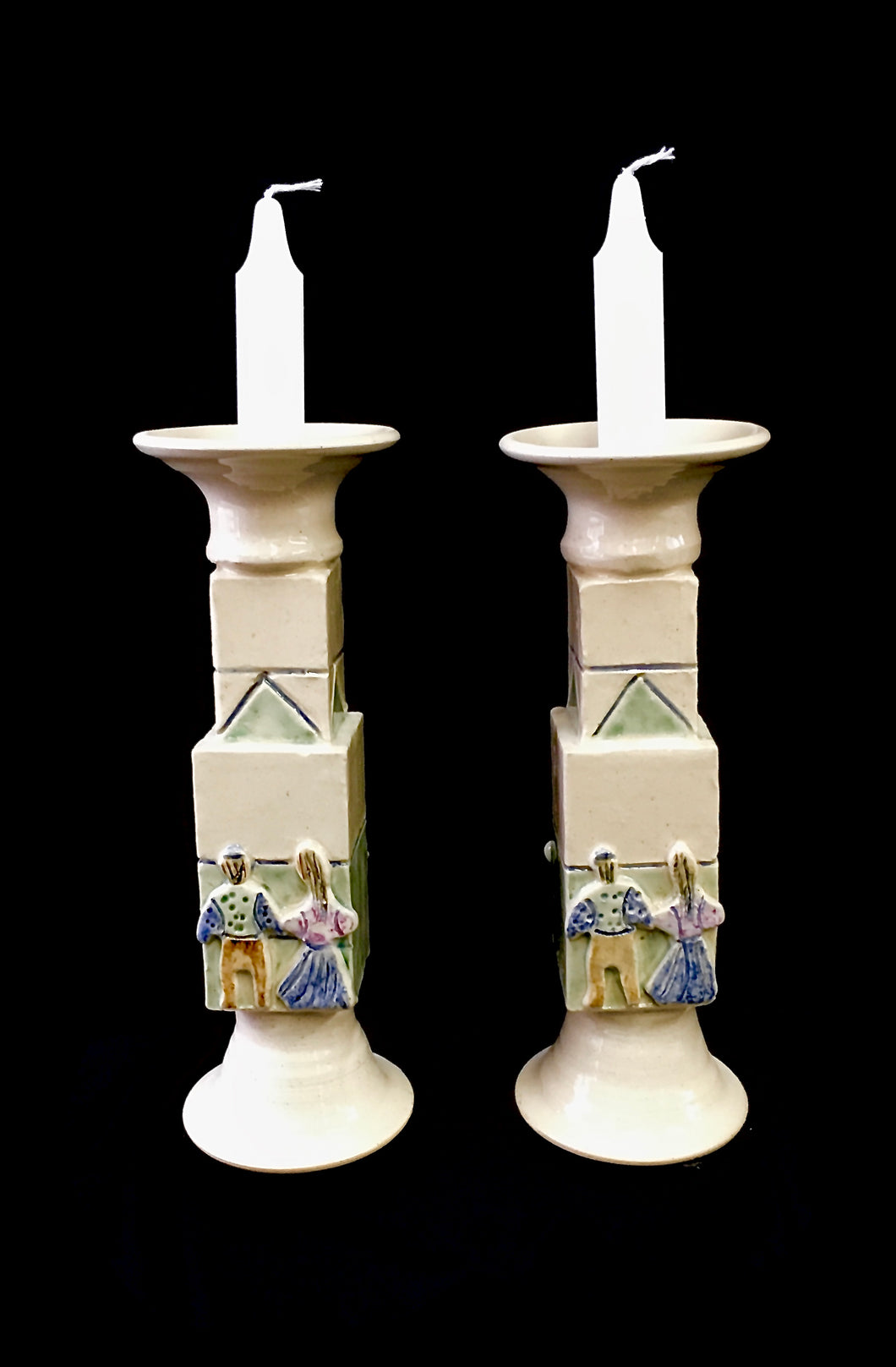 Shabbos Family Candlesticks